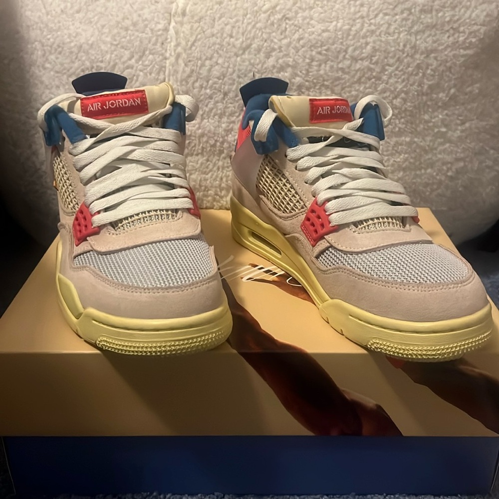 Men’s Size 8 Union La X Air Jordan Retro 4 Guava Ice!